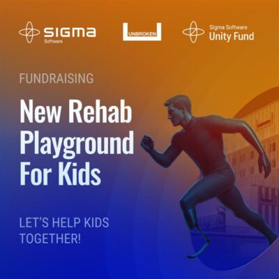 Sigma Software x Unbroken: fundraising for a new rehab playground for kids
